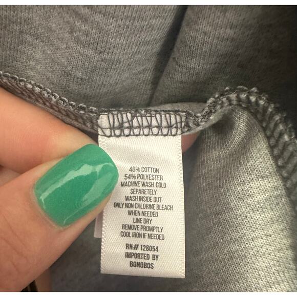 Bonobos Daily Grind Fleece Zip Vest Mens XL Gray Sleeveless Casual - Picture 6 of 6